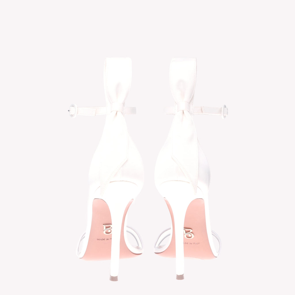 Sandal Venus 105 - White Satin Mesh
