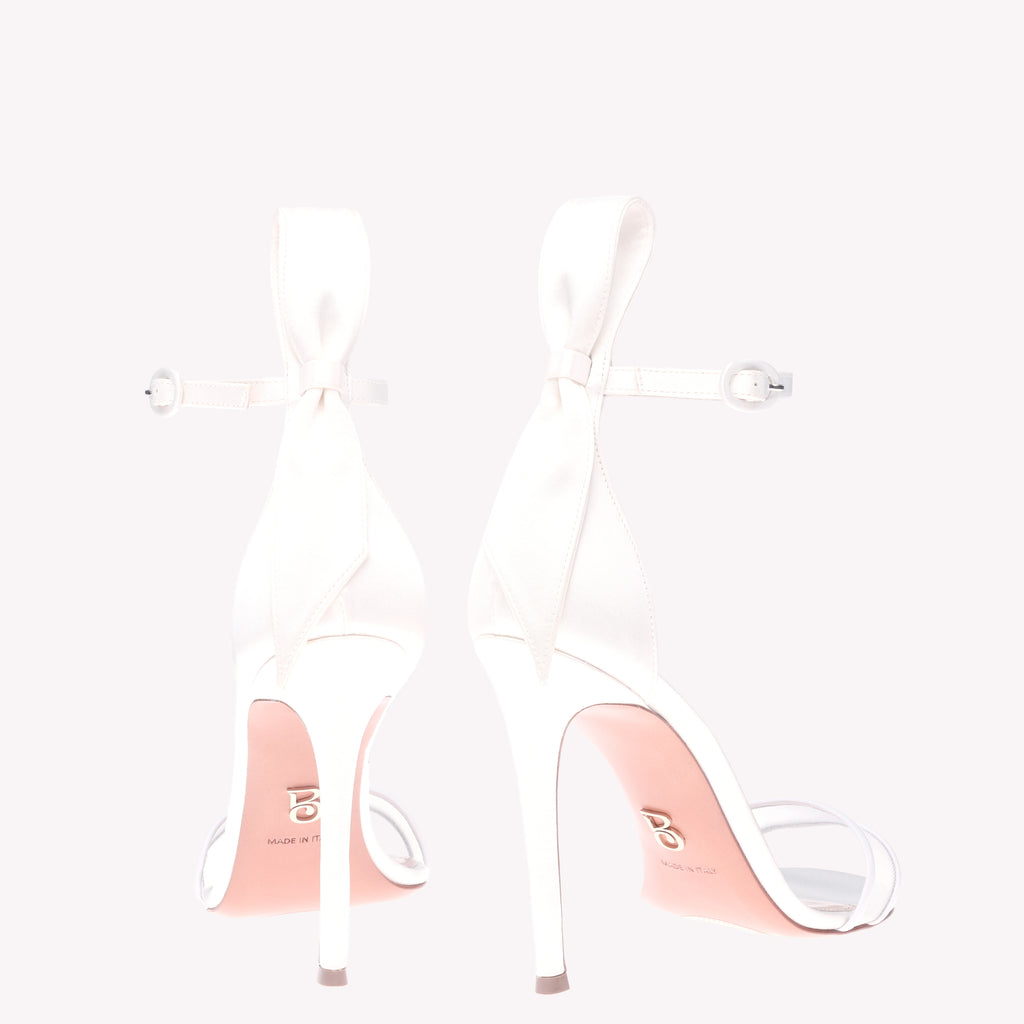 Sandal Venus 105 - White Satin Mesh