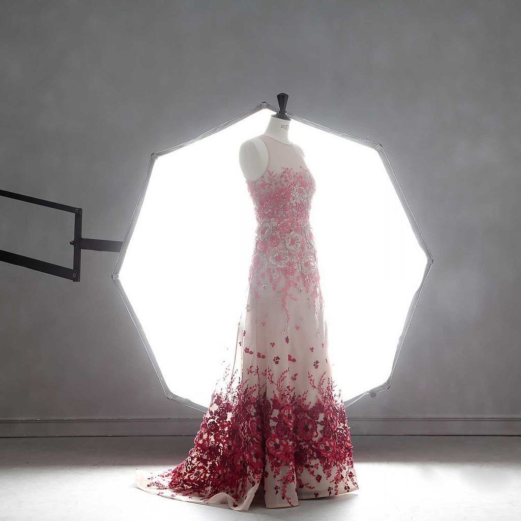 Couture: The Kalahari Red Flowers Gown