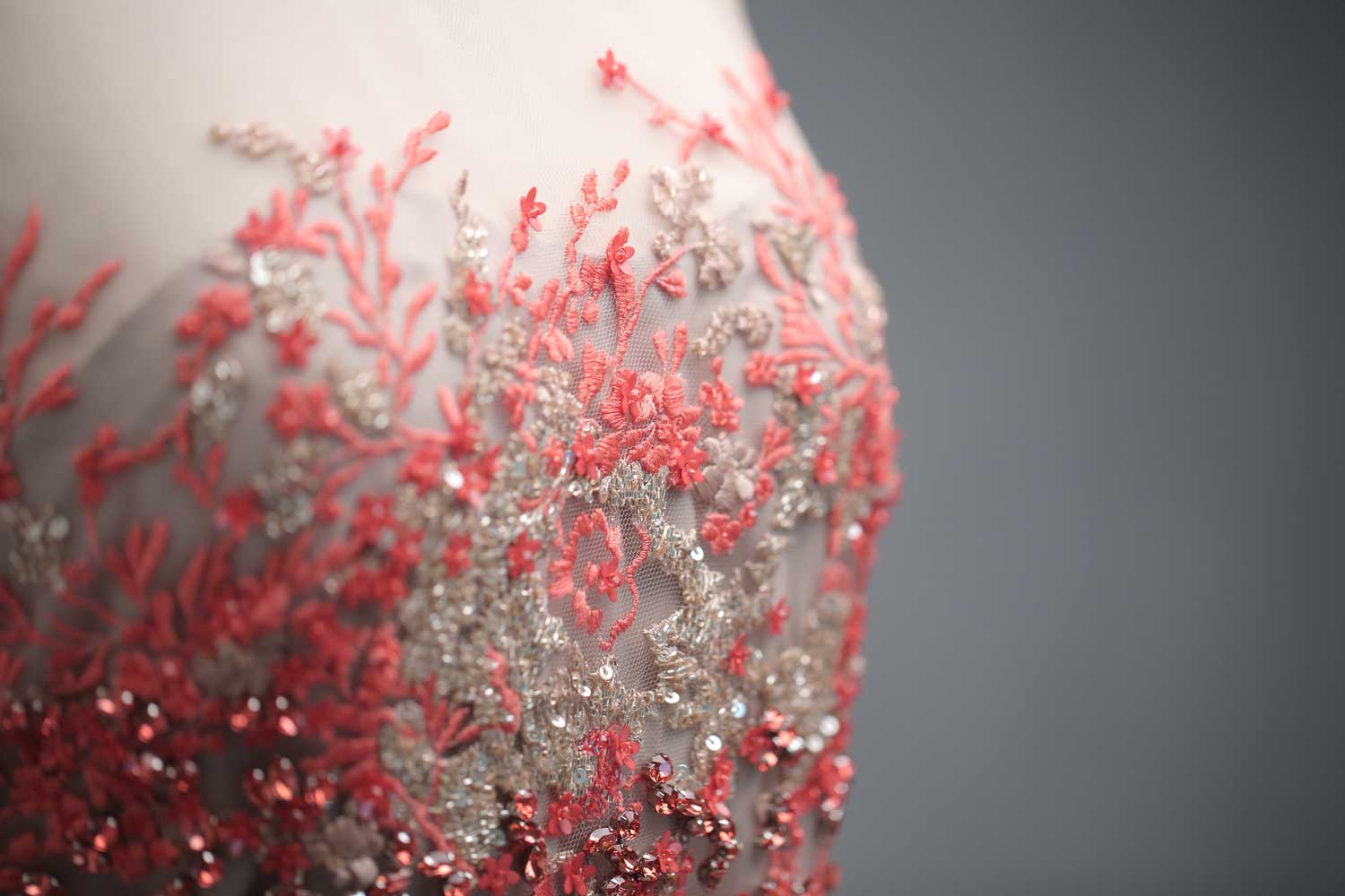 Couture: The Kalahari Red Flowers Gown