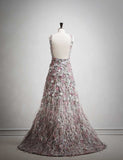 Couture: The Periwinkles Flowers Gown